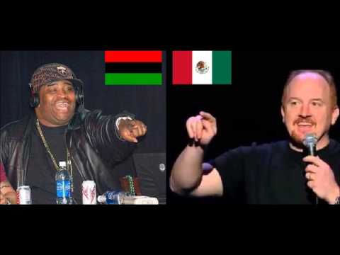 Blacks vs Mexicans: Louis CK & Patrice O'Neal compilation