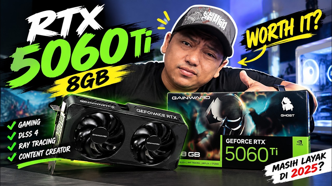 Kencang Sih... Tapi 8GB Cukup Nggak? TEST GAINWARD RTX 5060 TI Ghost 8GB