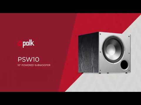 thumbnail video image 2 of Subwoofer Activo Polk Audio PSW 10 Pulgadas Negro, 2 of 5