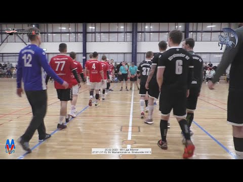 27:27 (17:15) SV Warnemünde vs. Stralsunder HV II - 25.02.2023