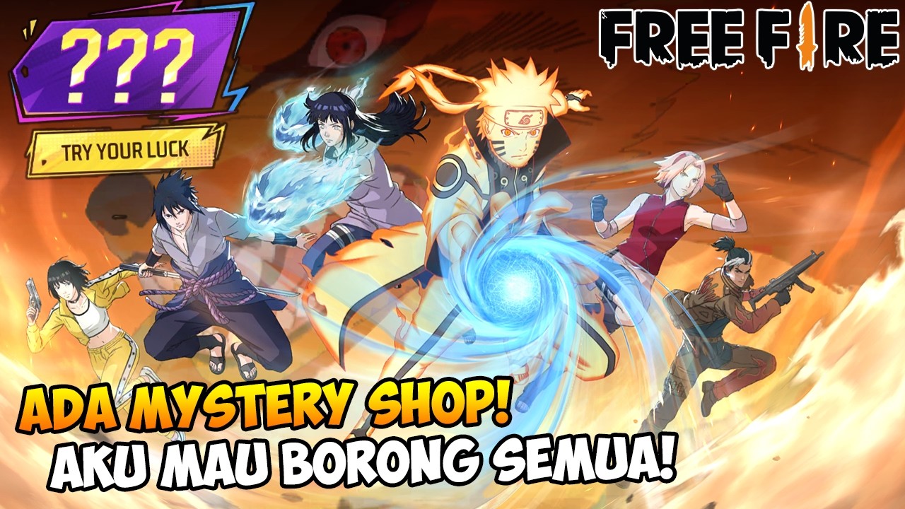 GILA NARUTO KEMBALI DAN ADA MISTERY SHOP.... Free Fire