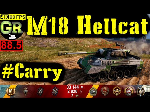 89_World of Tanks M18 Hellcat WoT Replay - 8 Kills 3.7K DMG(Patch 1.5.0)
