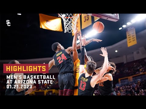 Men's Basketball - USC 77, Arizona State 69: Highlights (1/21/23)
