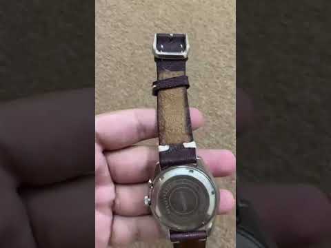 Seiko Bellmatic 27 jewels genuine leather strap white dial vintage men's watch