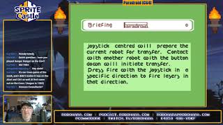 Sprite Castle Plays Paradroid (C64)