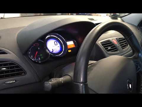 Renault Fluence start - Renault Fluence Tacho - Renault Fluence Lenkrad