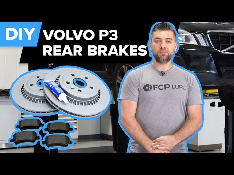 Volvo XC60 Rear Brake Rotor & Pad Replacement DIY (Volvo P3 - S80, V70, XC70, XC60, S60, & V60)