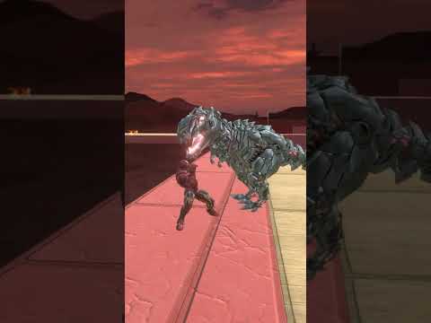 Iron man vs  tek rex - animal revolt battle simulator