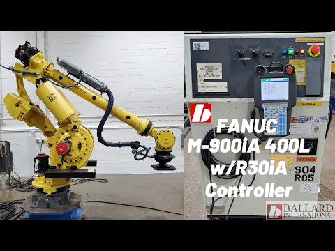 Fanuc M-900iA 400L Robot w/ R30iA Robot Test at Ballard International