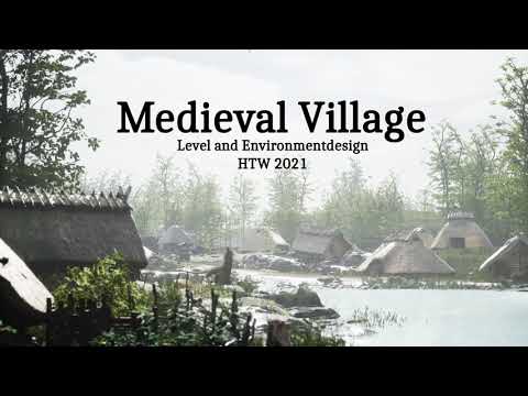 3D Environment- Medieval Village Showreel