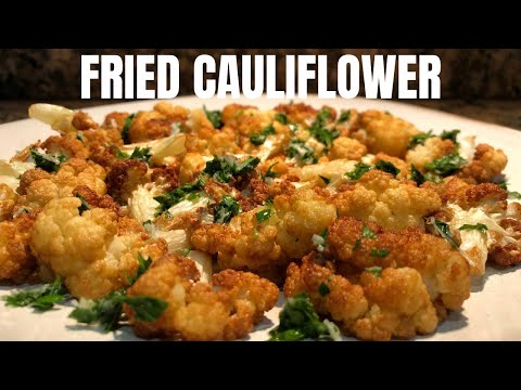 Fried Cauliflower With Lemon and Garlic Dressing *Vegan Friendly* | Eats With Gasia