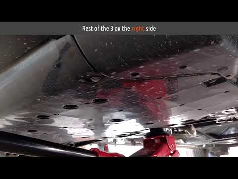 How to remove Honda City engine undertray shield
