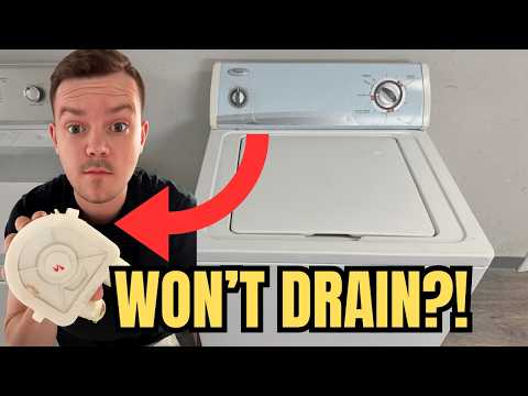 Whirlpool Washer Won’t Drain or Spin? Pump Replacement Fix (Direct Drive)