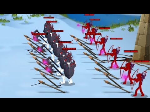 The Vampiric brought reinforcements | Stick War 3 Campaign King Zarek's Map