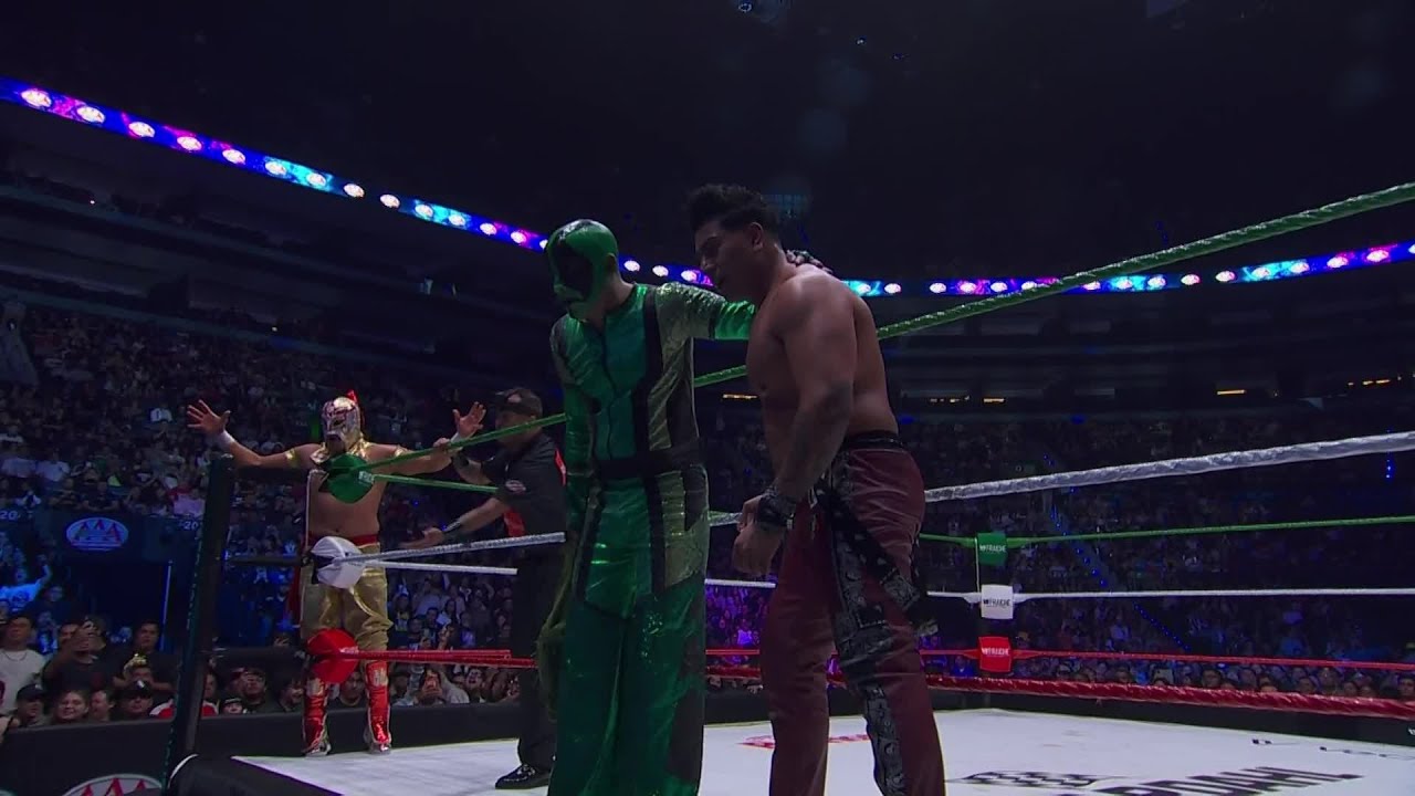 Mr. Iguana & Hamburguesa vs. Americanos vs. LWO vs. La Parka & Octagón Jr.: AAA Guerra de Titanes
