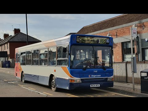 Journey on Route 18A | NK04NPX/34611 - Stagecoach North East: Dennis Dart SLF/Transbus Pointer 2