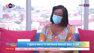 7 quick ways to increase breast milk flow | Citi Tube