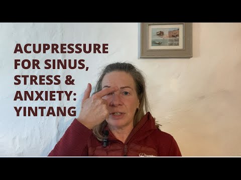 Acupressure for Sinus, Stress & Anxiety: Yintang