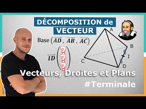 DECOMPOSE a Vector in a SPACE BASIS - Corrected Exercise - Terminale