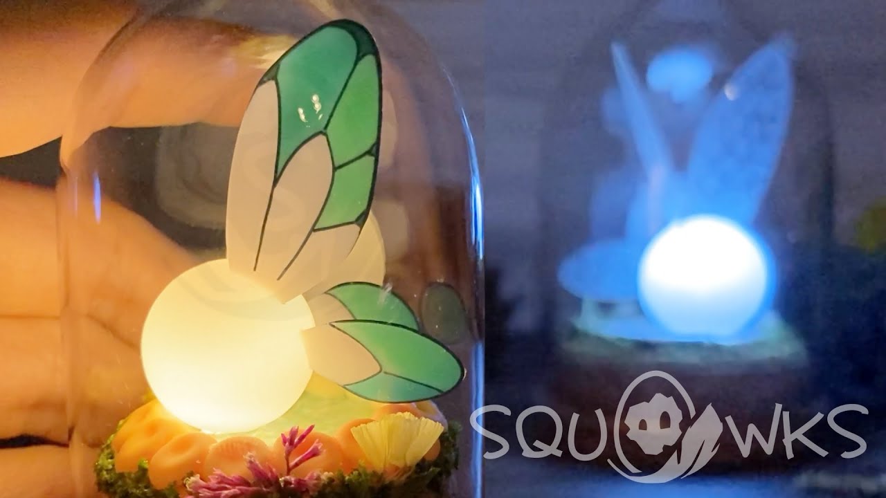 【レジン・粘土】ゼルダの妖精をガラスドームにつかまえた！ - ゼルダの伝説 Fairy in a glass dome - THE LEGEND OF ZELDA | DIY【Clay, Resin】