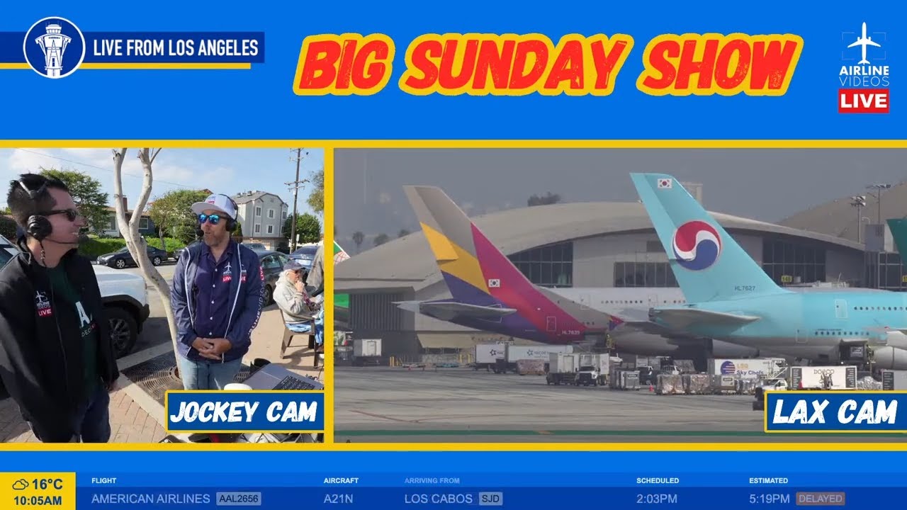🔴LIVE Los Angeles (LAX) Airport Plane Spotting (March 23rd, 2025)