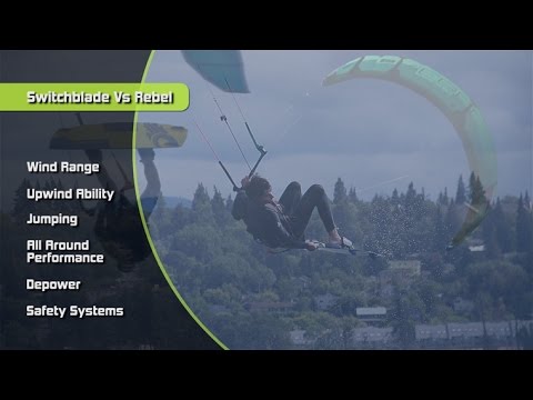 Cabrinha Switchblade vs North Rebel