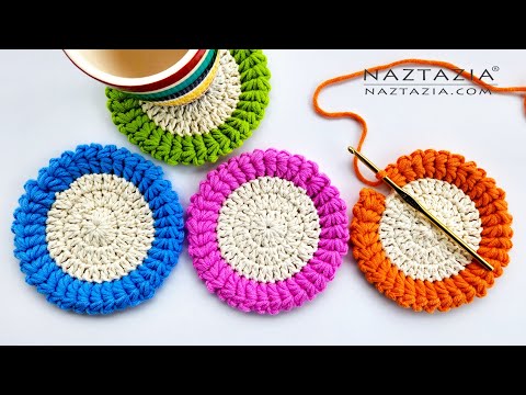 How to Crochet Star Stitch Coasters