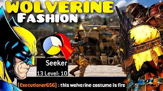 [FOR HONOR] Max character is a Berserker disguised as a Wolverine | I made the Wolverine FASHION!