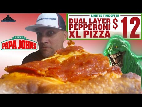 PAPA JOHN'S® - DUAL LAYER PEPPERONI XL PIZZA REVIEW # 307