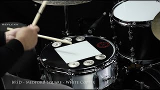 Big Fat Snare Drum - Medford Square w/ White Copper