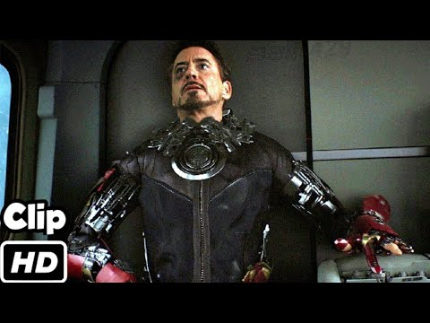 Iron Man Mark 46 Suit Up Scene in Hindi Captain America Civil War Movie Clip HD