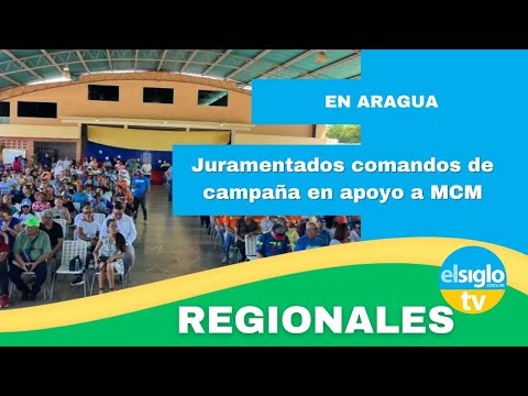 Juramentados en Aragua comandos de campaña en apoyo a MCM
