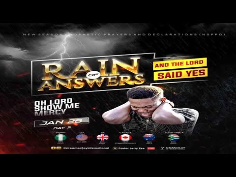 OH LORD SHOW ME MERCY//RAIN OF ANSWERS//AND THE LORD SAID YES - DAY 3 || NSPPD || 28TH JANUARY 2026