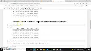 Columns Operation in Python # How to extract required columns from Dataset