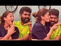 Nayanthara Kisses Her Husband Vignesh Shivan For Give Surprise From Flute Navin On Their Anniversary