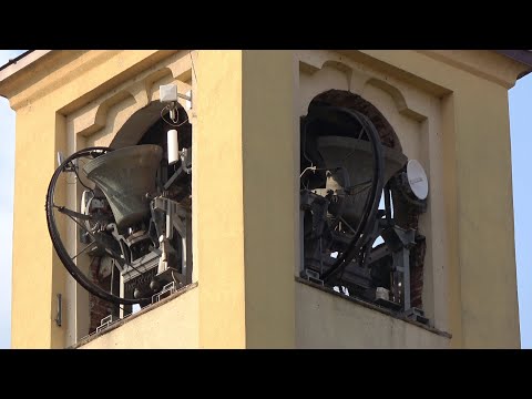 Italy [4K] the bells of Zelo ring during the patron saint's festival