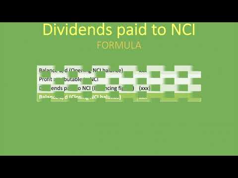 Dividends Paid to Non-Controlling Interest  | Consolidated Statement of Cash Flows
