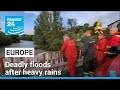 Deadly floods in parts of Europe after heavy rains • FRANCE 24 English