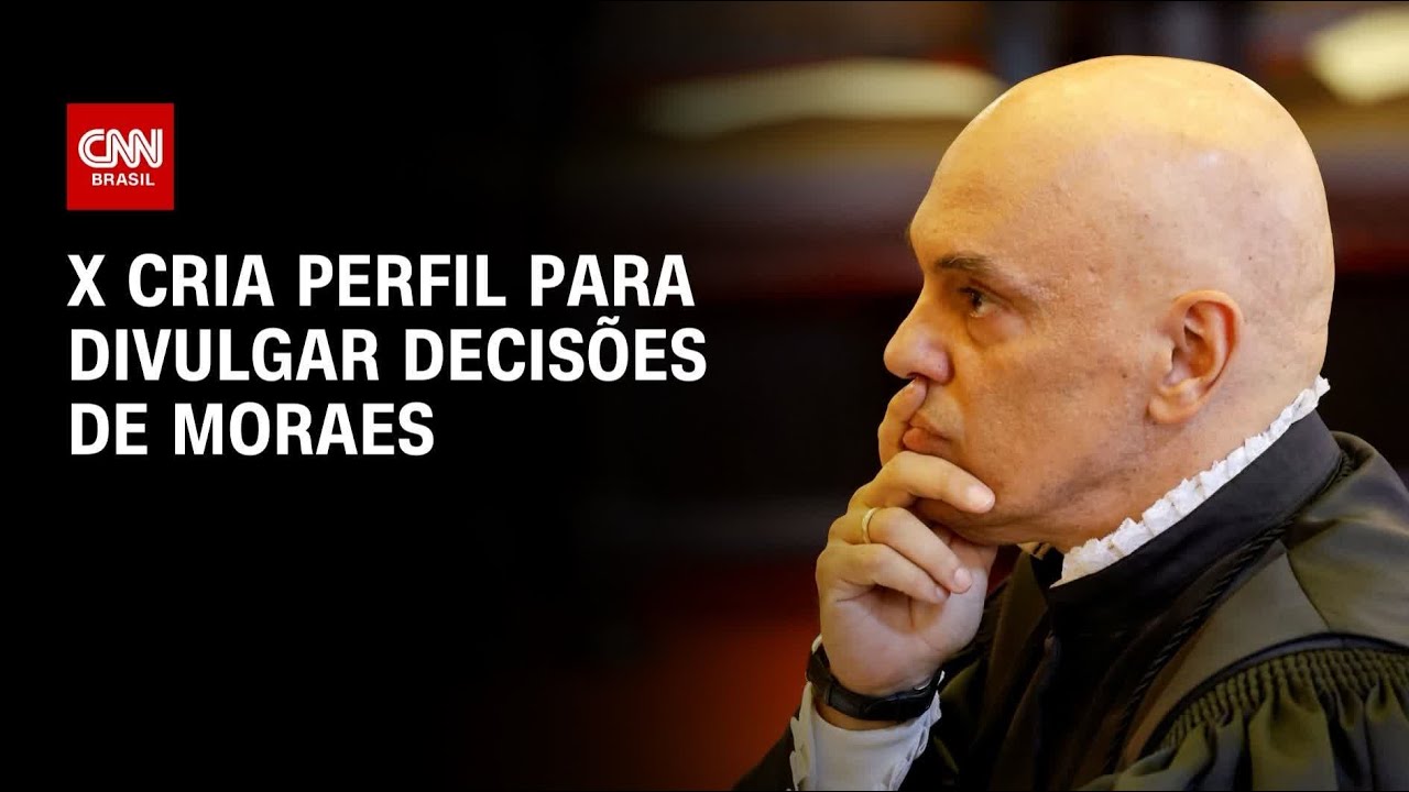 X cria perfil para divulgar decisões de Moraes | CNN PRIME TIME