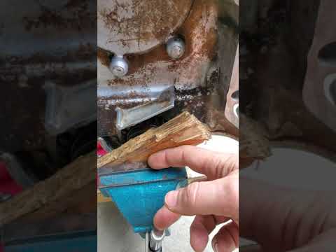 Ford 302 or 351 front main seal timing cover removal