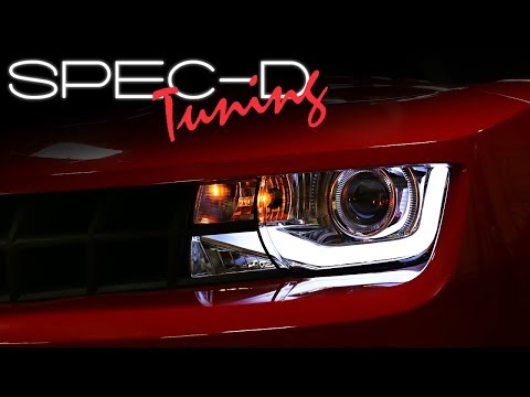 SPECDTUNING INSTALLATION VIDEO: 2010-2013 CHEVY CAMARO PROJECTOR HEADLIGHTS