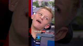 Teen passes GCSEs using eye tracking technology to fill out papers. #BBCNews