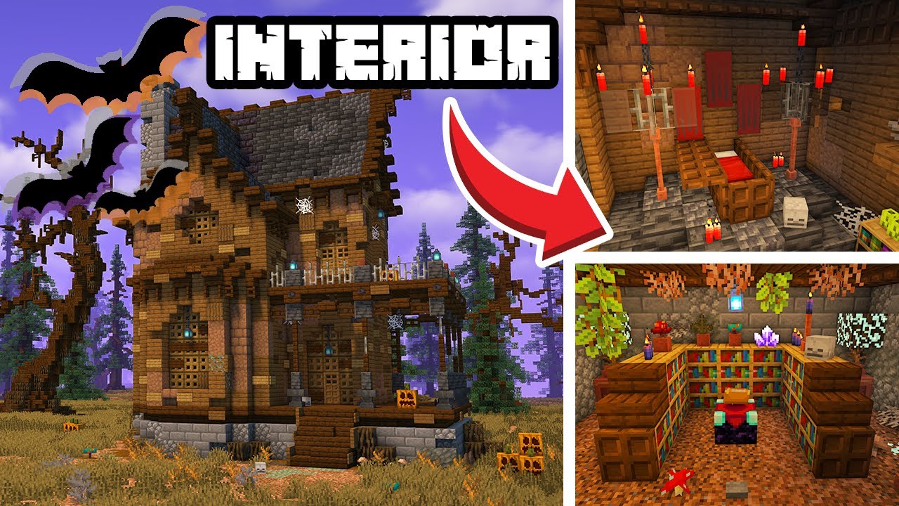 How to Build a Haunted House | Minecraft HALLOWEEN Build Hacks