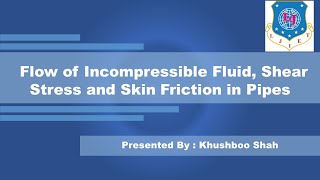 Lec-13 | Flow of incompressible fluid | Fluid Mechanics
