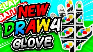 New DRAW4 Glove🃏 & NEW GLOVEL MASTERY! - Slap Battles Roblox