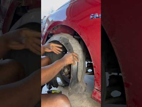 Replacing driver & passenger side fender liners   #DIY #fenderliner