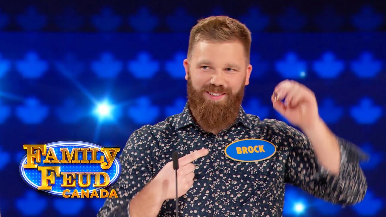 Tell me something that is purposely sold with a hole in the middle of it. | Family Feud Canada
