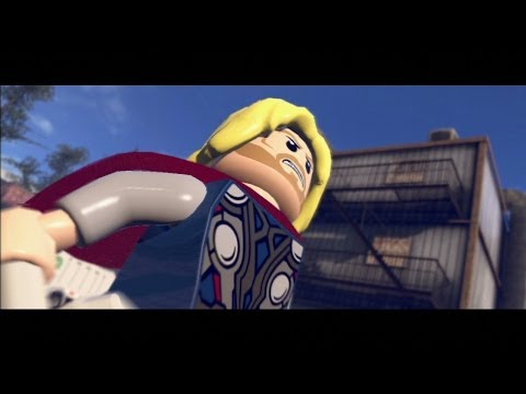 LEGO Marvel Super Heroes Walkthrough Part 7 - Bifrosty Reception