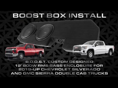 2019-2025 Chevy Silverado / GMC Sierra Dual 12" Loaded Sub Box by NVX-video