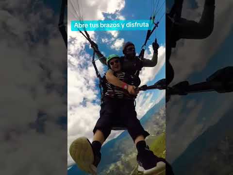 a volar parapente cañon del chicamocha Santander colombia